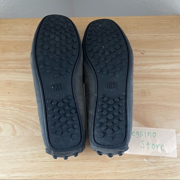 Frye Moccasin Driving Suede Lace Front Loafers - Picture 6 of 7